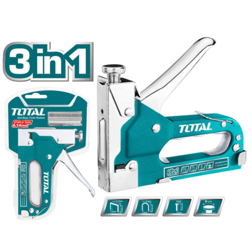 Total 3 In 1 Hand Staple Gun THT31143