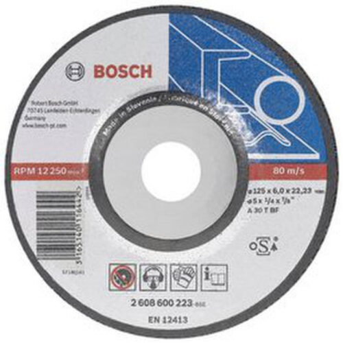 Bosch Expert Metal Grinding Disc A30TBF, 125X6.0X22.23MM 2.608.600.223