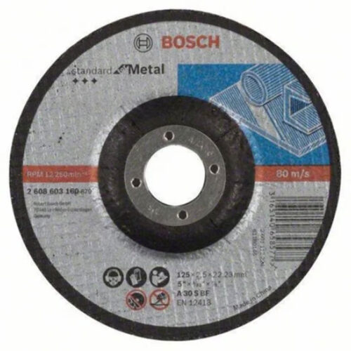 Bosch Standard Metal Cutting Disc 125X2.5X22.23MM 2.608.603.160