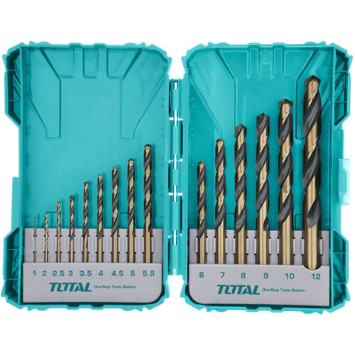 Total 15pcs HSS Drill Bits Set TACSDL51501