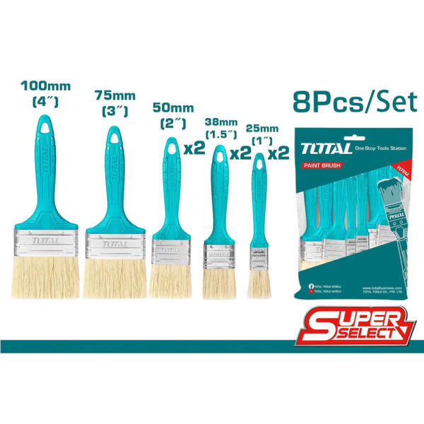 Total 8pcs Paint Brush Set THT8450801