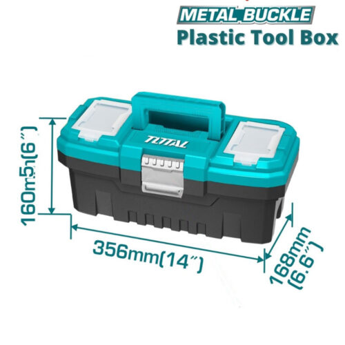 Total Plastic Tool Box TPBX0142