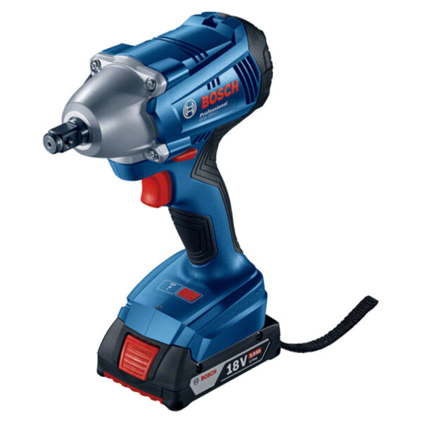 The affordable impact wrench with innovative ABR software to increase your working efficiency Three times higher working efficiency than manual tool Tighten the bolt easily Long usage time. Low total cost of ownership. Battery voltage: 18.0 V Weight excl. battery: 1.2 kg Torque, max.:250 Nm No-load speed: 0-2,400 rpm Tool holder: 1/2'' Square No-load speed (1st level): 0-2,400 rpm Impact rate: 0-3,300 bpm