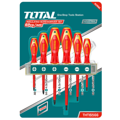 Total 6 Pcs Insulated Screwdriver Set THTIS566