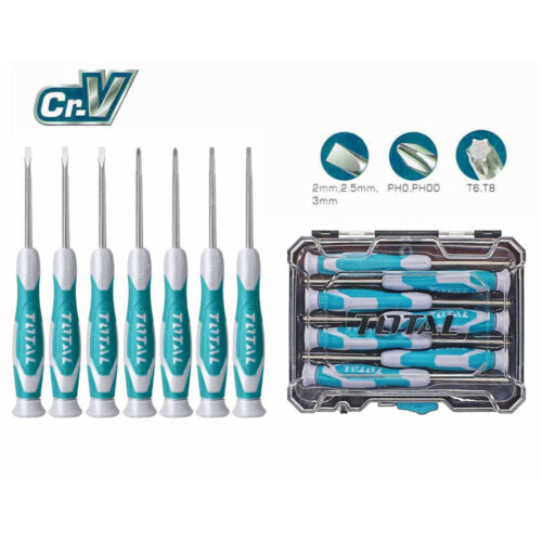 Total 7Pcs Precision Screwdriver Set THT250726