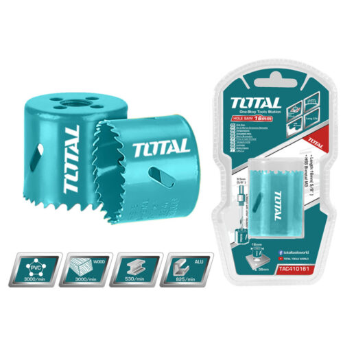 Total HSS Bi-Metal Hole Saw TAC410161