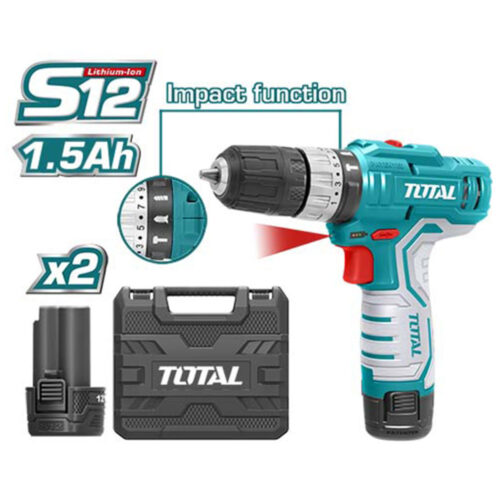 Total Lithium-Ion Impact Drill TIDLI1232