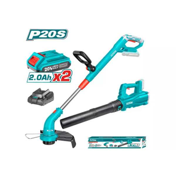 Total Lithium-ion Grass Trimmer and Blower Combo Kit TOSLI23024