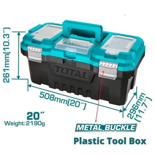 Total Plastic Tool Box TPBX0202