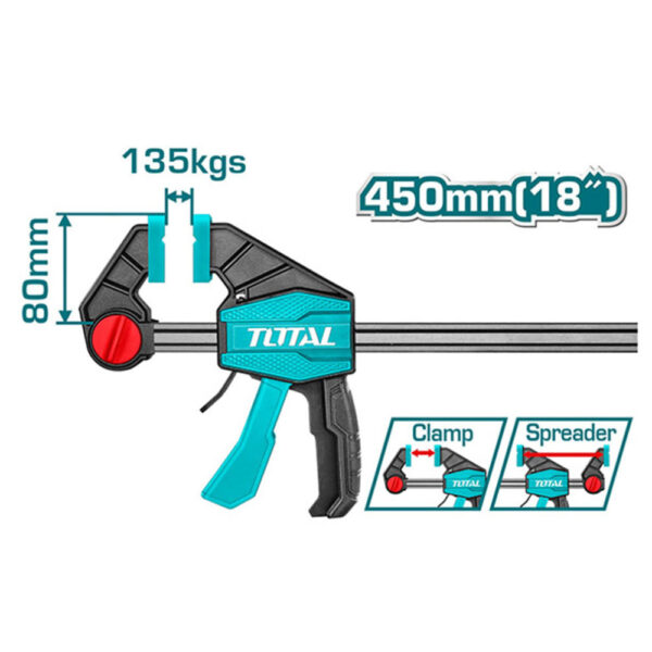 Total Quick Bar Clamps THT1346801