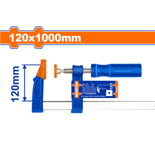 Wadfow F Clamp With Plastic Handle WCP2125