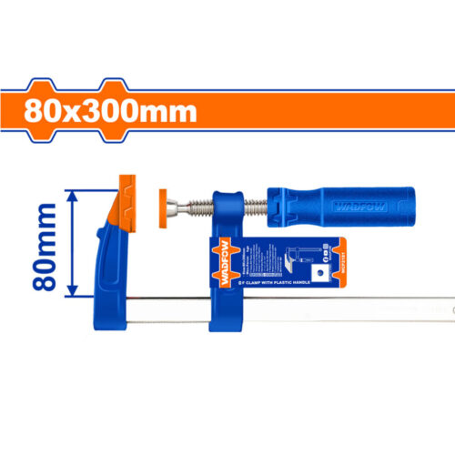 Wadfow F Clamp With Plastic Handle WCP2181