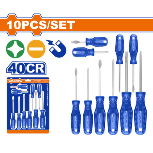 Wadfow 10 Pcs Screwdriver Set  WSS2410