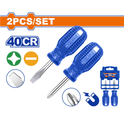 Wadfow 2 Pcs Screwdriver Set WSS2202