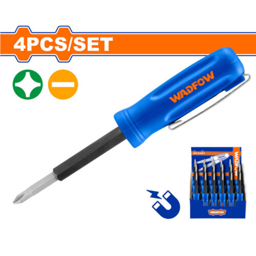 Wadfow 4-In-1 Pocket Pen-Shape Screwdriver WSS2J04